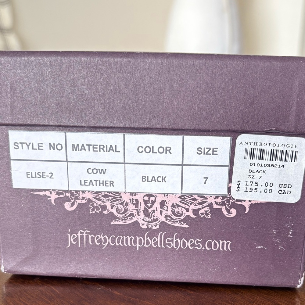 Jeffrey Campbell Elise Black Leather Mary Janes Ballet Flats 7 New - Picture 6 of 10